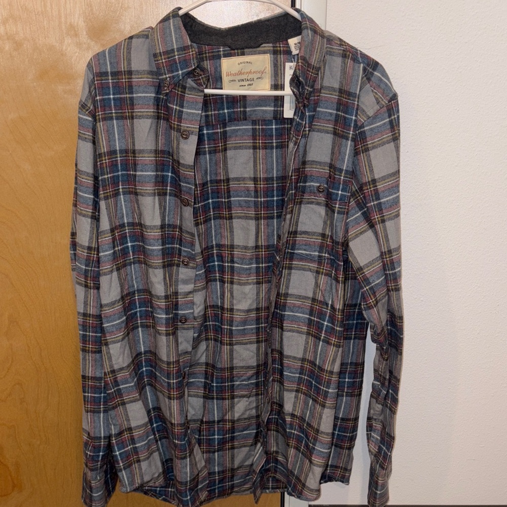 Wooden Ships Multicolor Plaid Shirt
